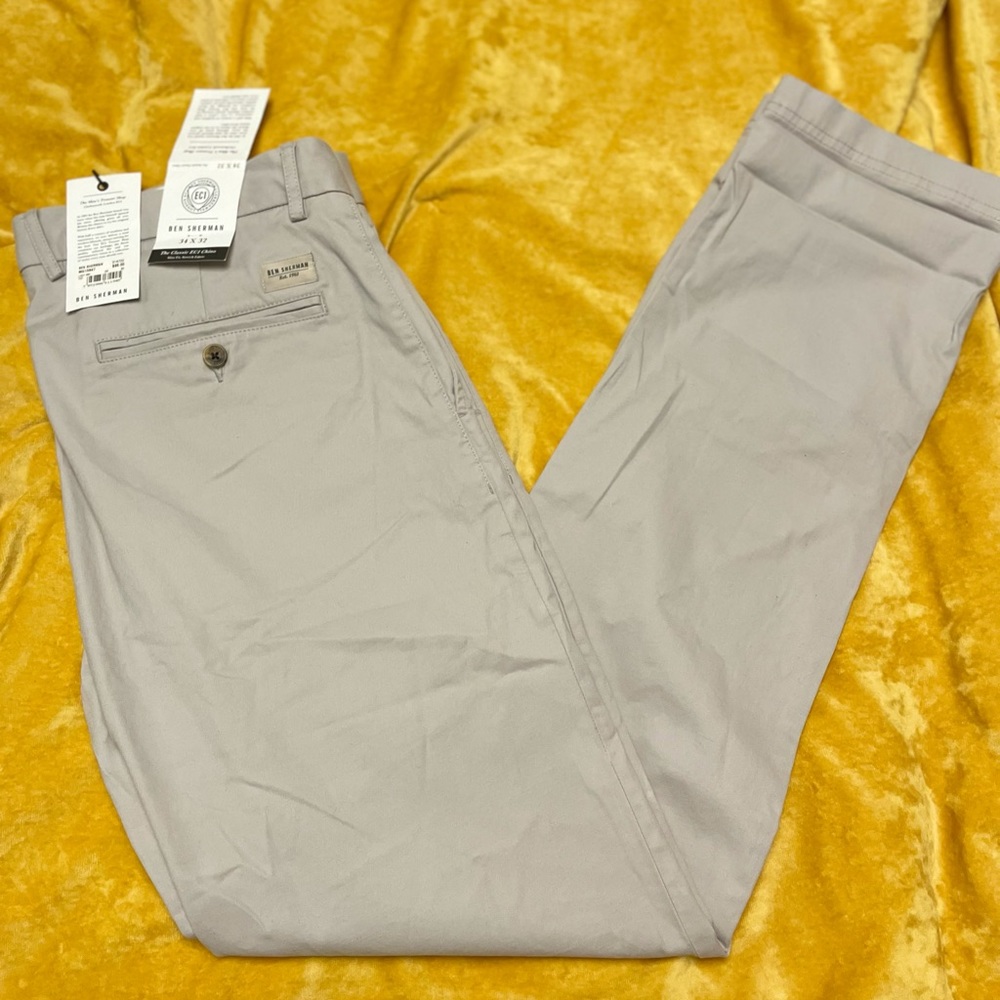 NWT Ben Sherman khaki chinos. Size 34x32